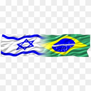 Bandeira Israel Png - Bandeira Brasil E Israel Clipart