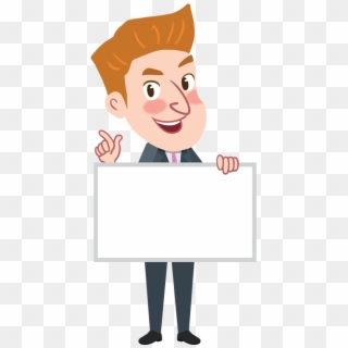 1designshop Png Library Library - Cartoon With Board Png Clipart