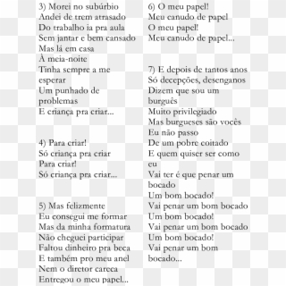 Letra Da Música Intitulada " O Pequeno Burguês " , - La Casa De Papel Lyrics Clipart