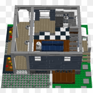 Small Cottage 4 - Floor Plan Clipart