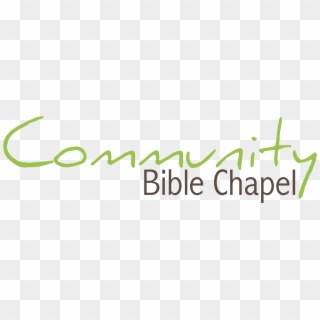 Community Bible Chapel Footer Logo - Graphics Clipart