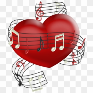 La Música Es El Verdadero Lenguaje Universal - Music Hearts Clipart