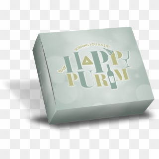 Happy Purim Box - Paper Bag Clipart