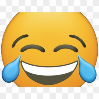 Crying Emoji Clipart Face - Open Eyes Laughing Crying Emoji - Png Download