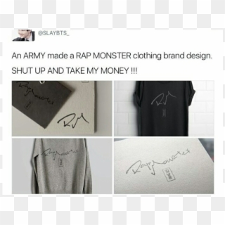 Rap Monster Clothing Line Clipart