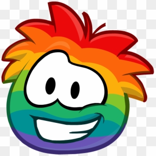 List Of Emoticons - Rainbow Puffle Clipart