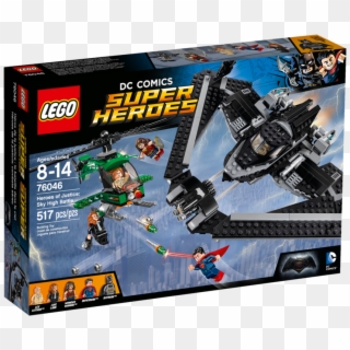Navigation - Lego Dc Heroes Of Justice Sky High Battle Clipart
