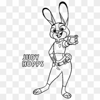 Judy Hopps Zootropolys - Drawings Of Zootopia Characters Clipart