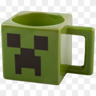 Creeper Face Square Coffee Mug - Minecraft Cup Clipart