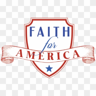 Faith For America - Emblem Clipart