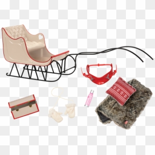 Sled With Accessories - Our Generation Sleigh Set Clipart