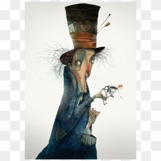 The Mad Hatter - Illustration Clipart