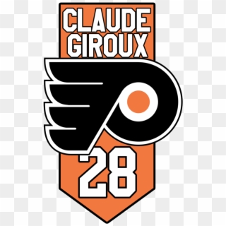 Logotype Philadelphia Flyers Claude Giroux - Edmonton Oilers Vs Philadelphia Flyers Clipart
