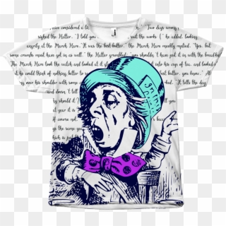 Alice In Wonderland Mad Hatter Shirt Clipart