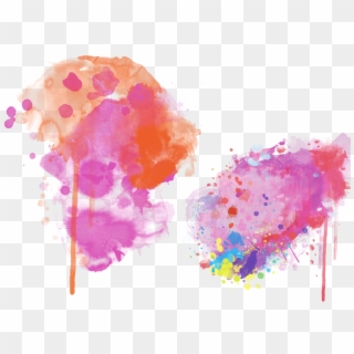 Png Colour Splash - Watercolor Paint Clipart