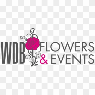 Wdb Flowers And Events - Graphic Design Clipart
