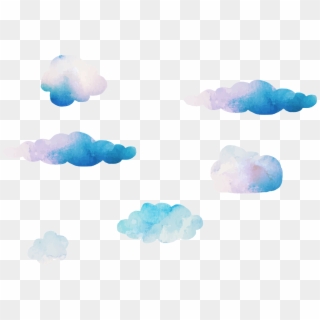 Image Cloud, Cloud Vector, Watercolor Clouds - Watercolor Clouds Transparent Clipart