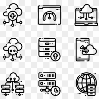 Big Data - Work Icons Clipart