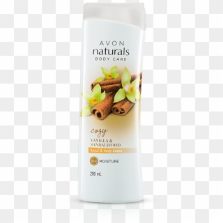 Naturals Cozy Vanilla & Sandalwood Hand & Body Lotion - Bottle Clipart