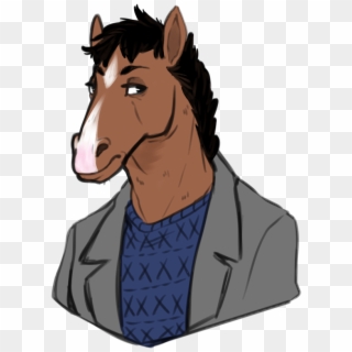 - Bojack Horseman Drawing , Png Download - Mustang Horse Clipart