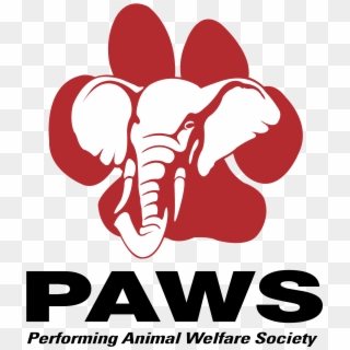 Paws Logo Png Transparent - Paws Performing Animal Welfare Society Logo Clipart
