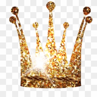 #scqueen #queen #crown #gold #glow #glitter #ftestickers - Coroa Rainha Gold Png Clipart