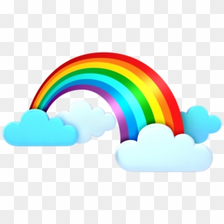 Rainbow Clipart Cute Frames Illustrations Hd Images - Cute Rainbow Clip Art - Png Download
