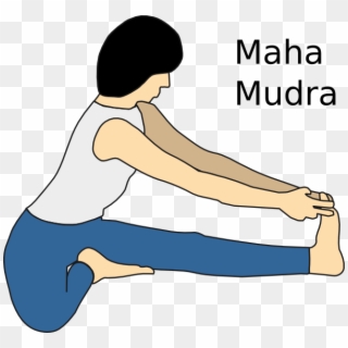 Yoga Position Maha Mudra Svg Clip Arts 600 X 559 Px - Maintenance Stretches - Png Download