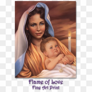 Mother Mary With Jeshua ~ Artwork By Glenda Green , Clipart