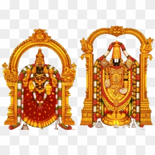 Lord Tirupati Venkateswara And Lord Vishnu Transparent - Venkateswara Swamy Padmavathi Devi Clipart