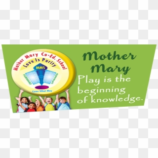 Welcome To Mother Mary School - Fun Clipart