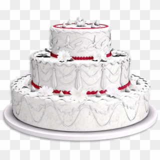 Wedding Cake Png - Днем Рождения Букет И Торт Clipart