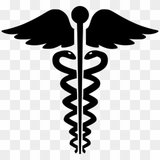 Doctors Symbol Png - Round Shape Cadeuce Clipart