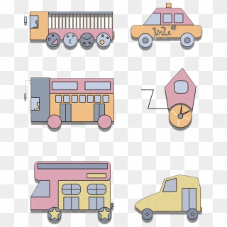 Car Transportation Decorative Pattern Cute Png And Clipart