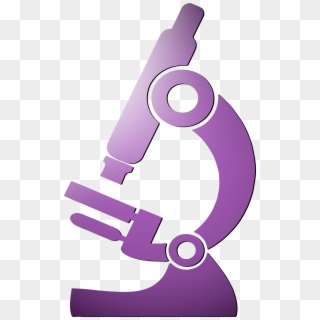 Microscope Clipart Purple - Graphic Design - Png Download