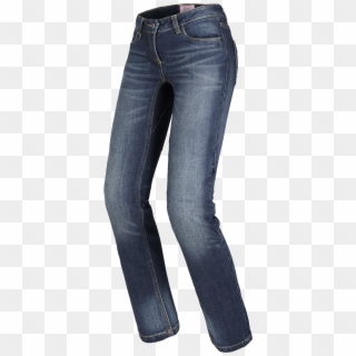 Clip Black And White Download J Tracker Denim Lady - Jeans Moto Con Protezioni - Png Download