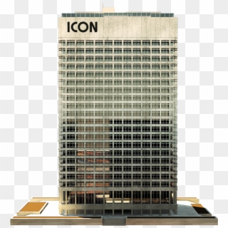 Icon Building Image - Skyscraper Clipart
