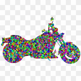 Motorcycle Helmets Harley-davidson Bicycle Motorcycle - Rainbow Motorbike Clipart