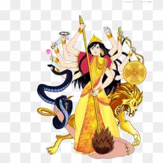 Free Maa Durga - Lord Durga Clipart Png Transparent Png