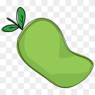 Green Mango Cartoon Png Clipart
