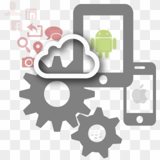 Web & Mobile Application Development Company Ahmedabad, - Mobile Service Logo Png Clipart