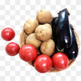 Free Png Download Eggplant Tomato Potato Png Images - Potato Tomato Png Clipart