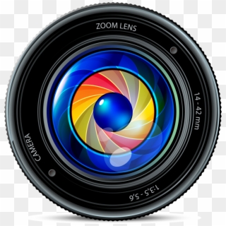 Photo Camera Vector - Camera Lens Logo Png Clipart