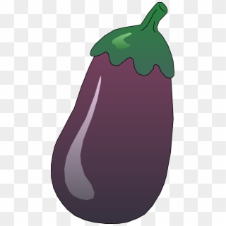 Svg Library Stock Eggplant Clipart Fruit - Cartoon Single Fruits And Vegetables - Png Download