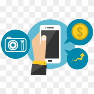 Contributor Mobile Apps Selling Smartphone Photography - Mobile App Vector Png Clipart