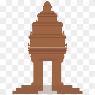 Independence Memorial Phnom Penh Big Image Png - Independence Monument Cambodia Png Clipart