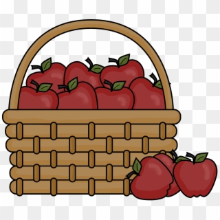 Picnic Basket Picnic Blanket Cliparts Png - Cartoon Basket Of Apples Transparent Png