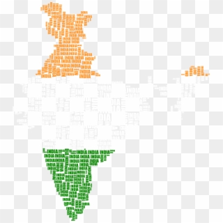2112 X 2340 3 - India Map Flag Colour Clipart