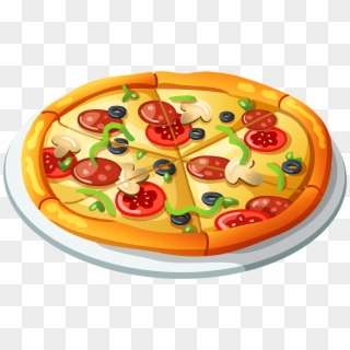 Svg Transparent Pizza Vector Gallery Yopriceville High - Food Clipart Png