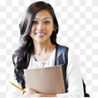 Female Student - Study Abroad Indian Students Clipart
